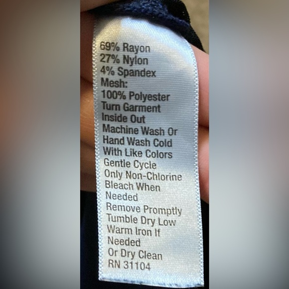 2/$15 New‎ directions petite - blue work pants - Picture 4 of 5